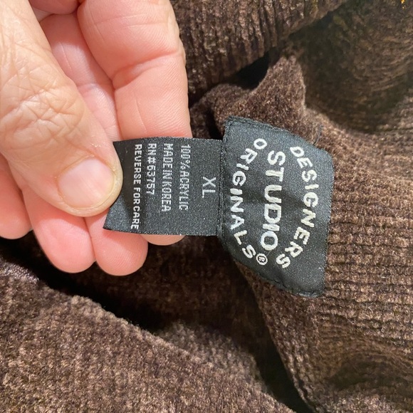 Designers Studio Originals Zip Up Sweater XL (FP) - Picture 9 of 15